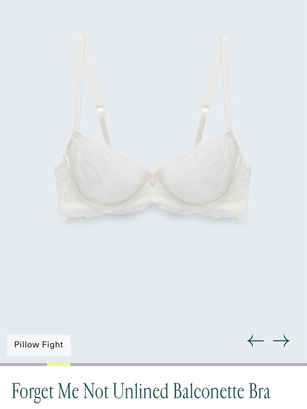 SYRN Forget Me Not Unlined Balconette Bra - Pillow Fight
